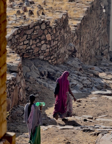 woman standing near wall