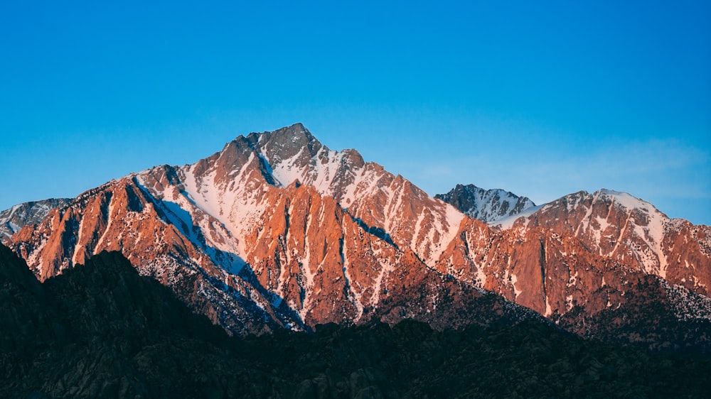 snow-covered mountain