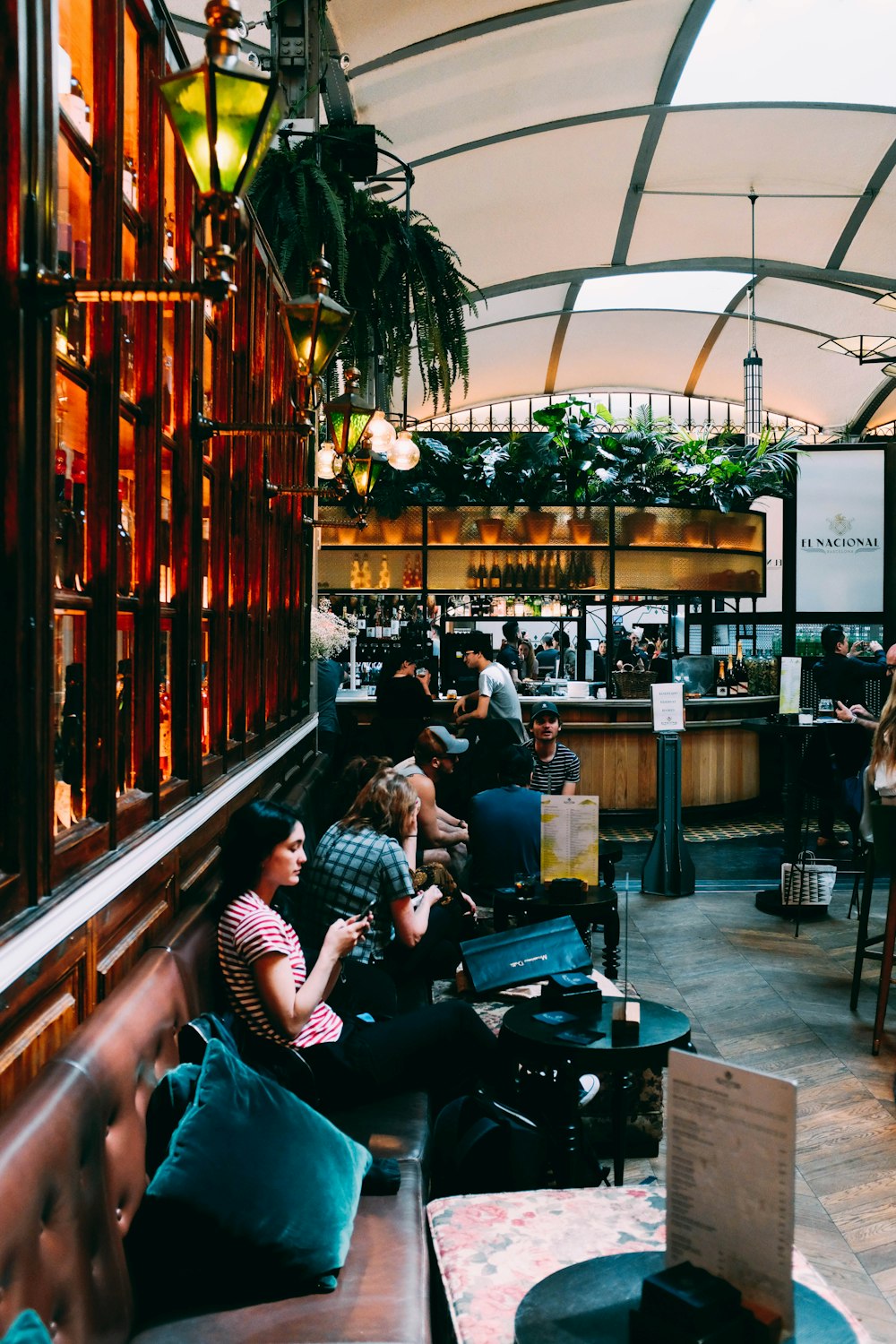 people inside building