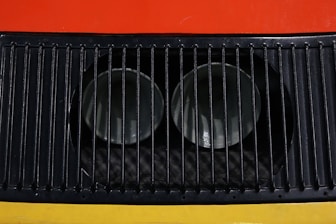 Close-up of heating and ventilation system components