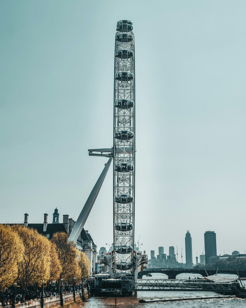 London Eye in London during daytime