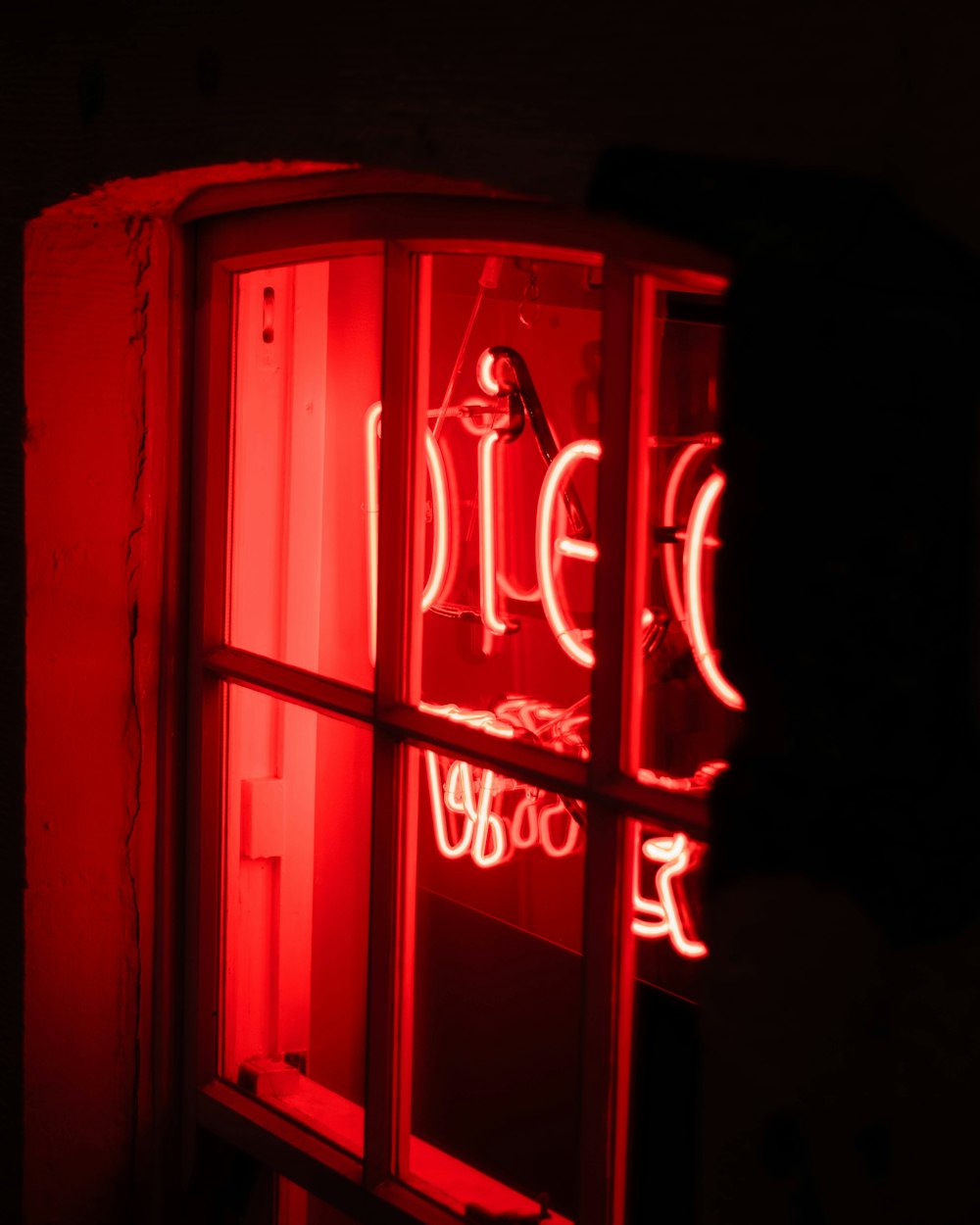 red neon lights tumblr