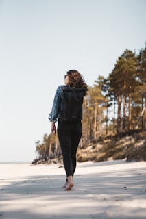 woman in beach