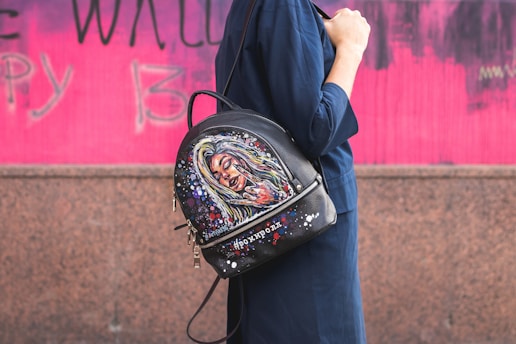 person wearing backpack