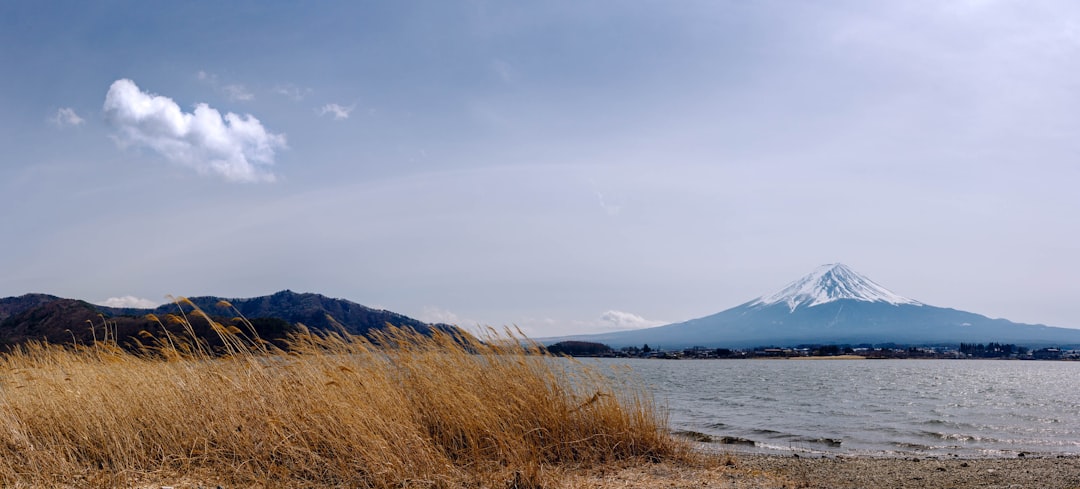 view of snowy mountains