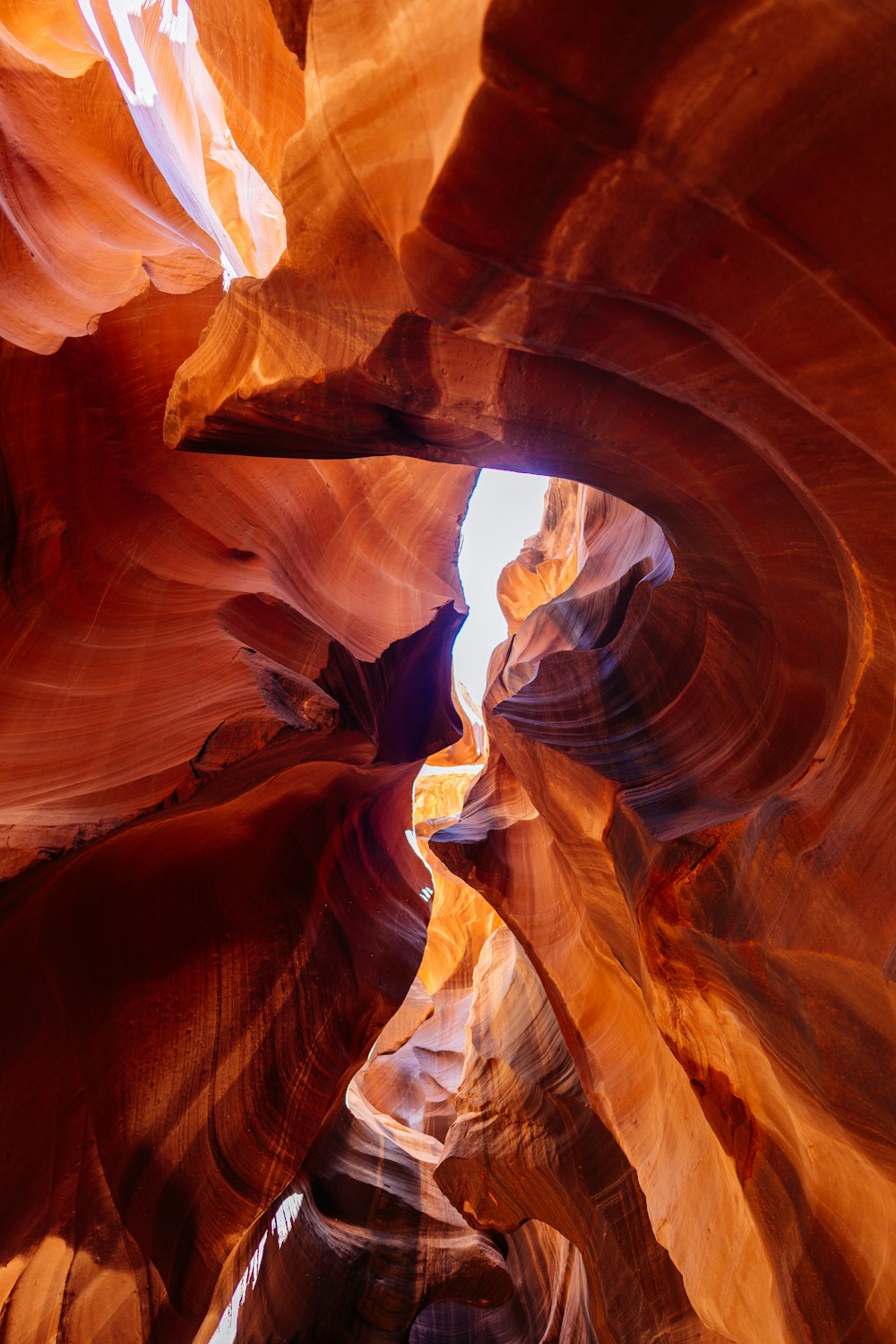 landscape photo of orange and brown rocks