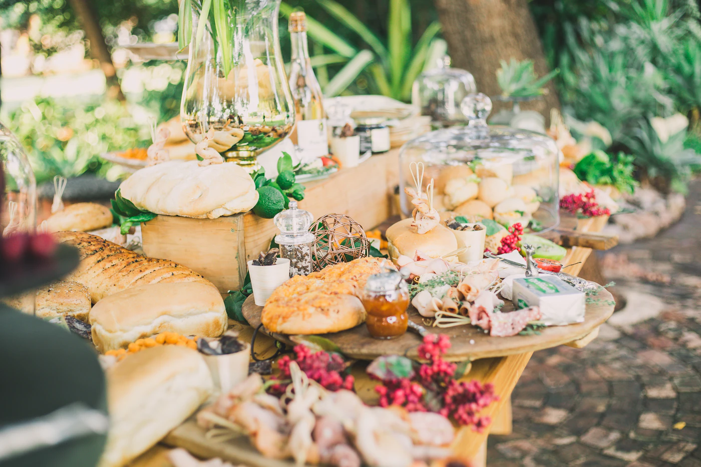 Budget breakdown for backyard weddings — A beautifully decorated tent set up for a backyard wedding reception.