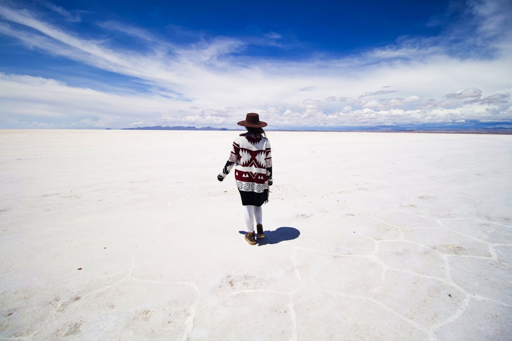 woman on shore