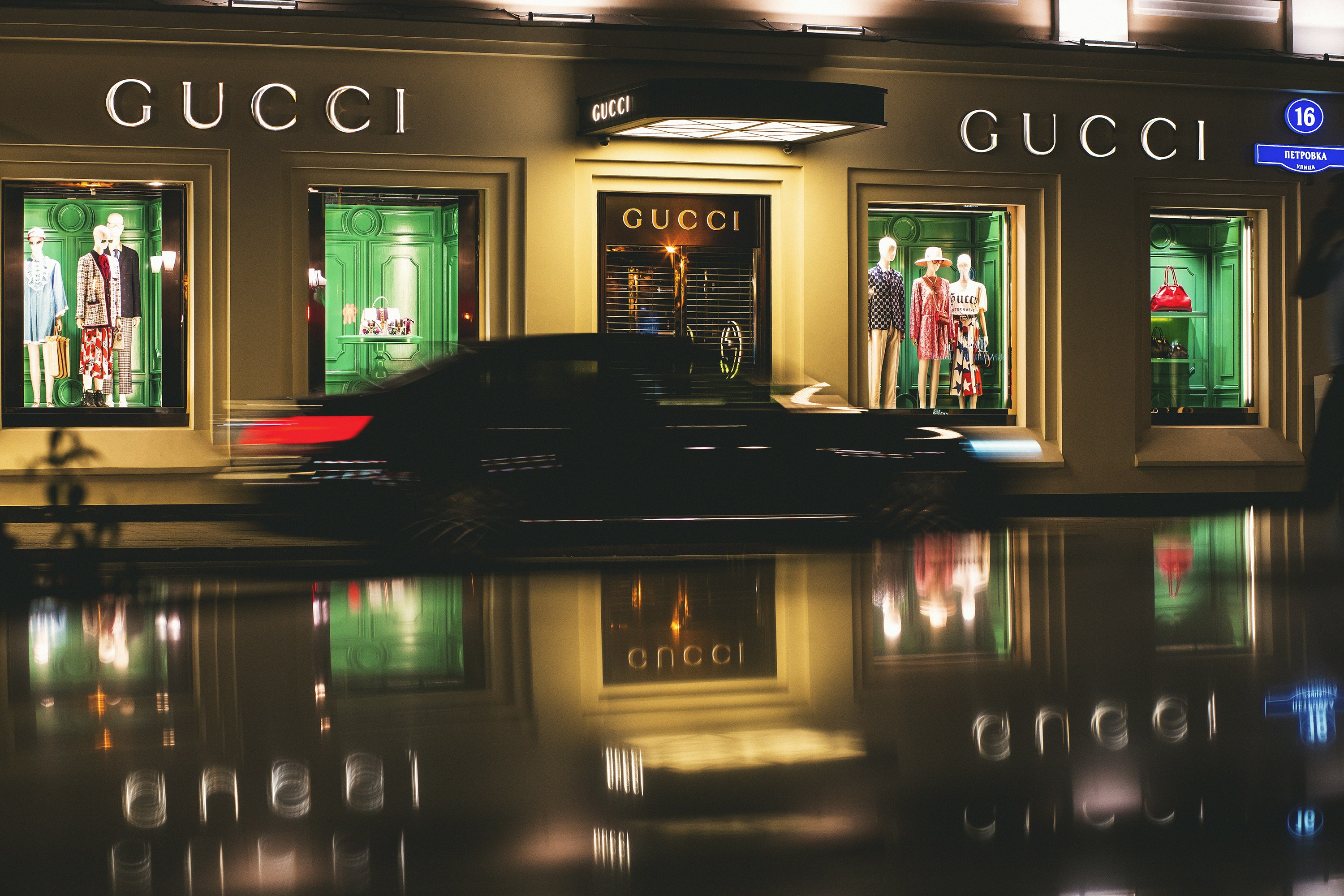 gucci in the gucci store