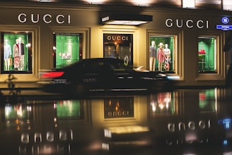 Gucci store facade
