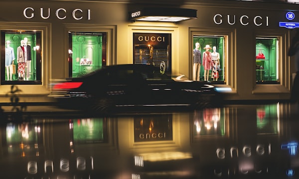 Gucci store facade