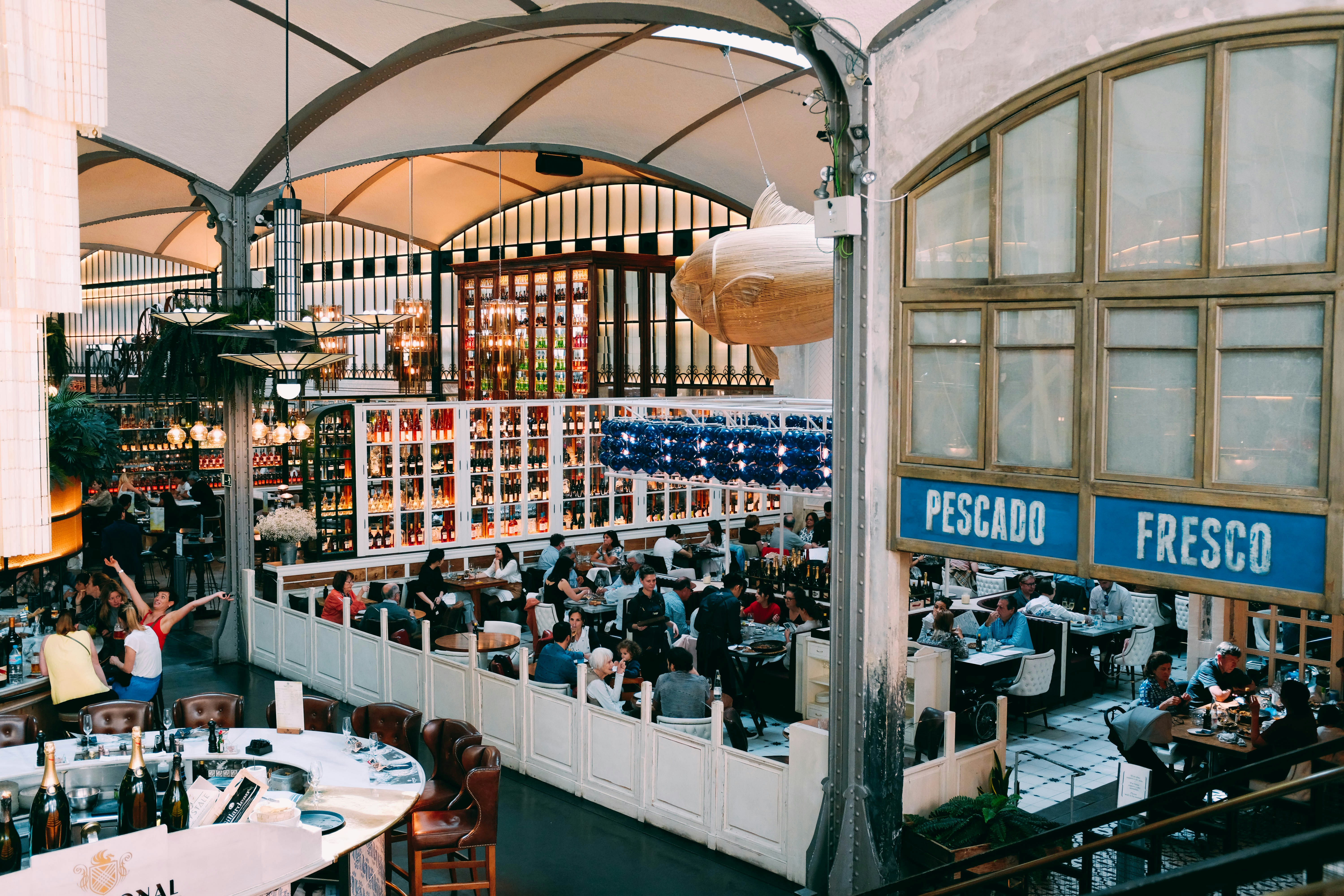 people inside building