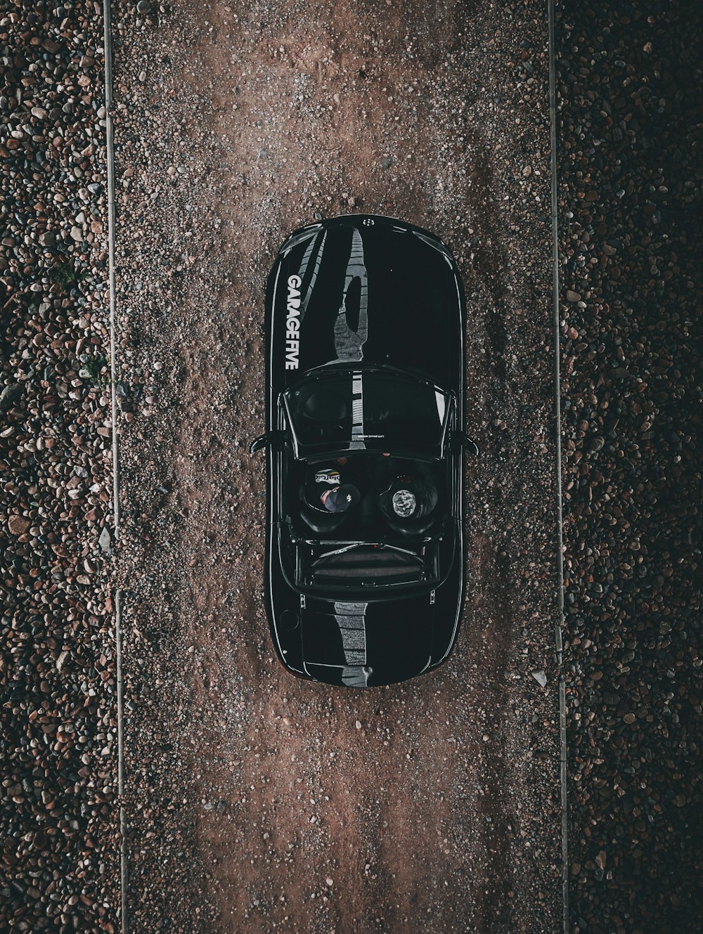 black vehicle outdoors