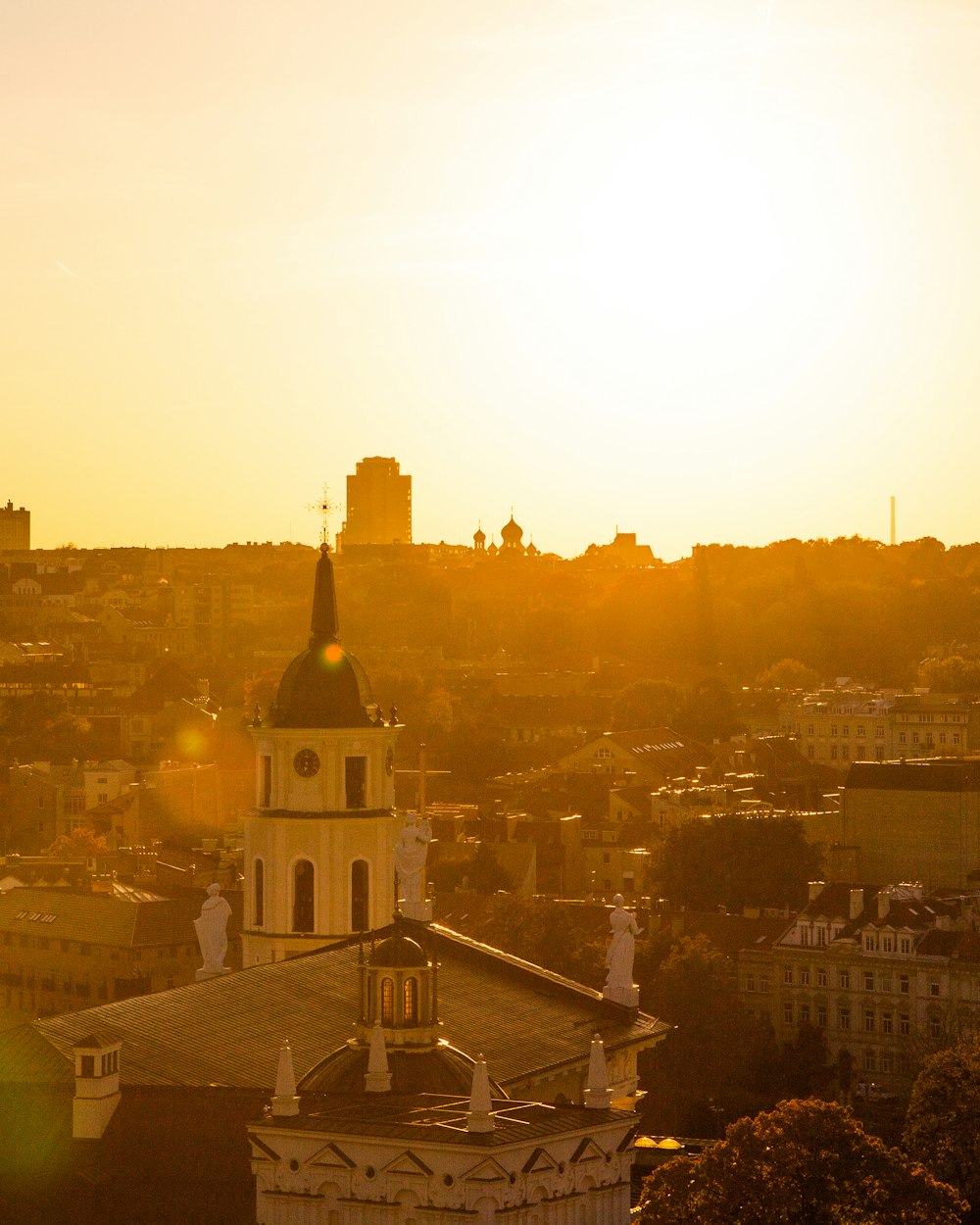 white and black church during daytime