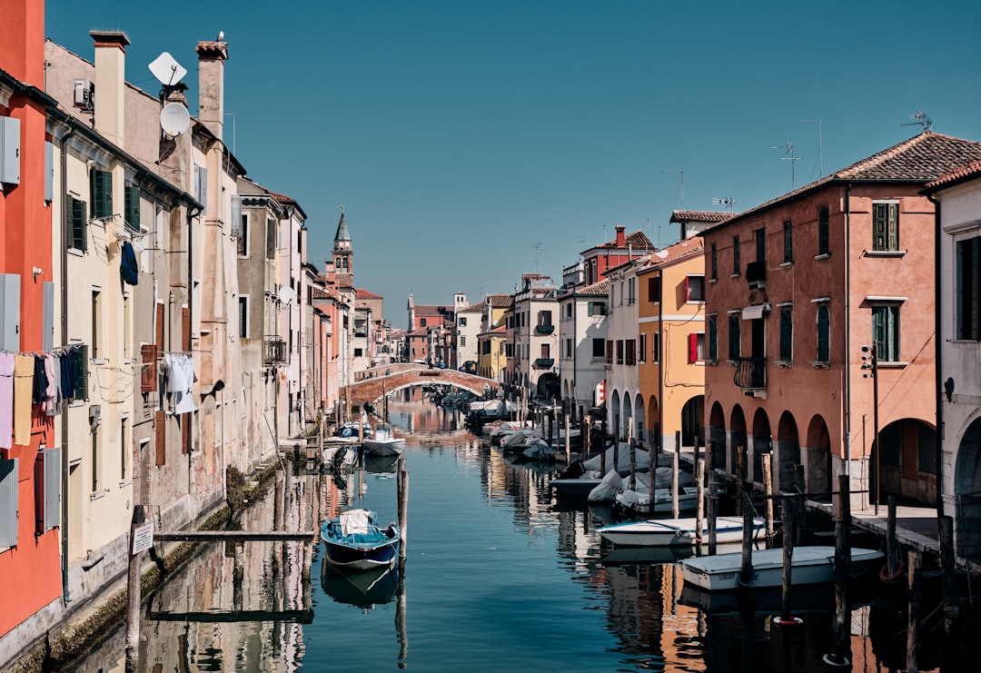 landscape photo of a Venice canal