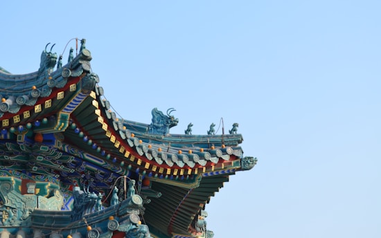 Temple in China during an holiday planned by Francesco Margaretini