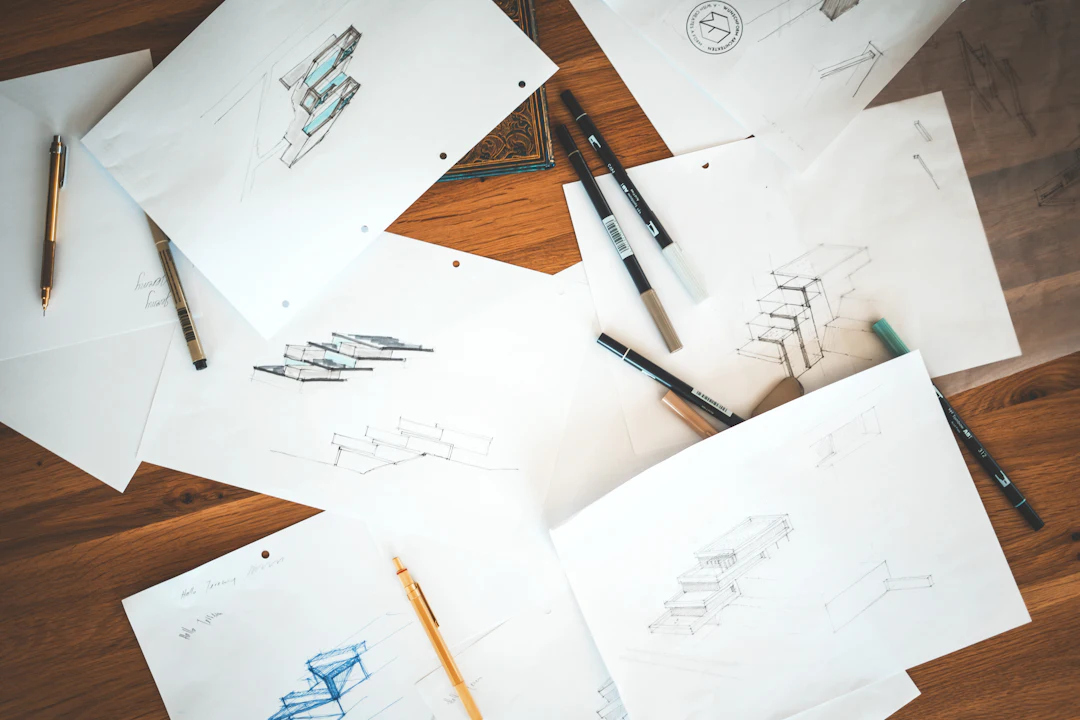 Logo sketches designer
