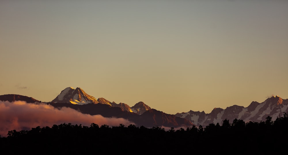 landscape photo of snow covered mountain