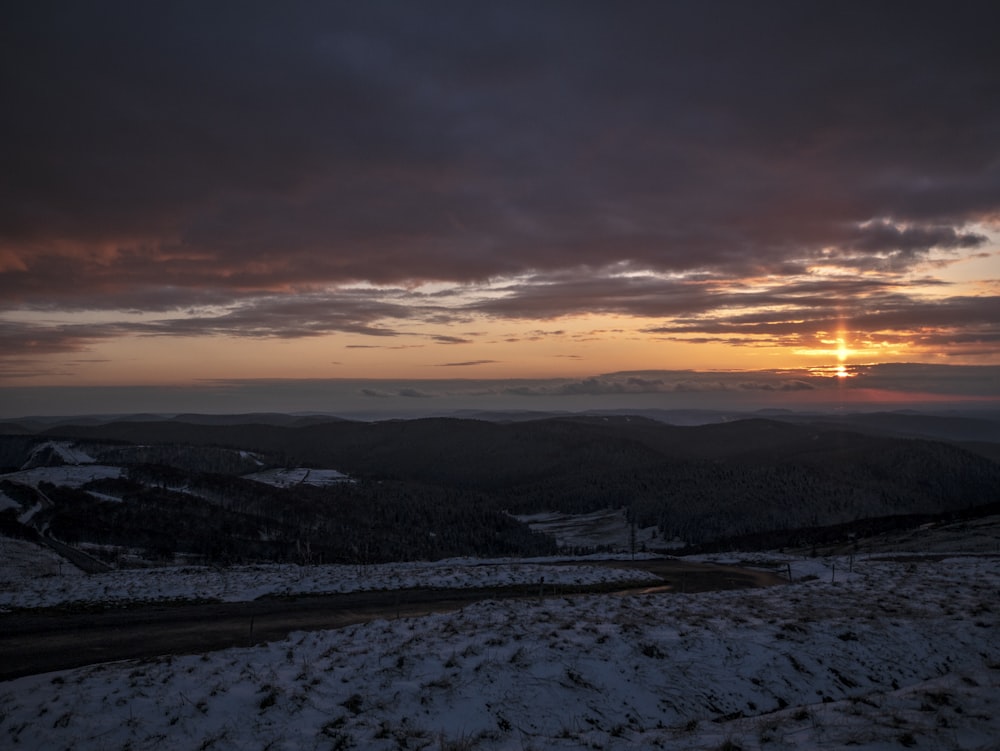 landscape photography of mountain