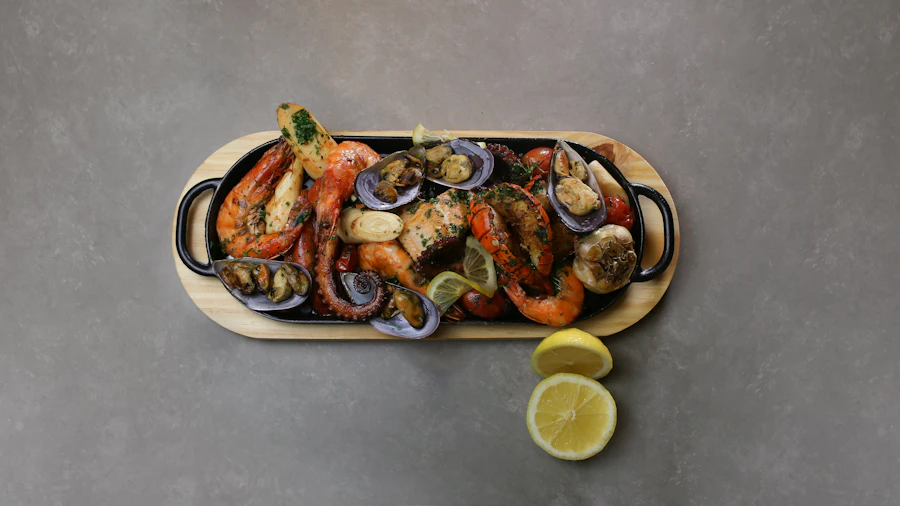 Fesleğenli Karidesli Kalamar Dolma