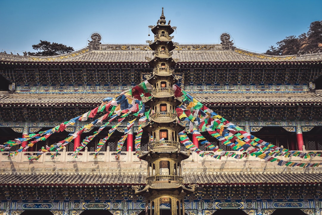 landscape photography of temple