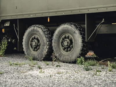 Old Militairy Volvo truck