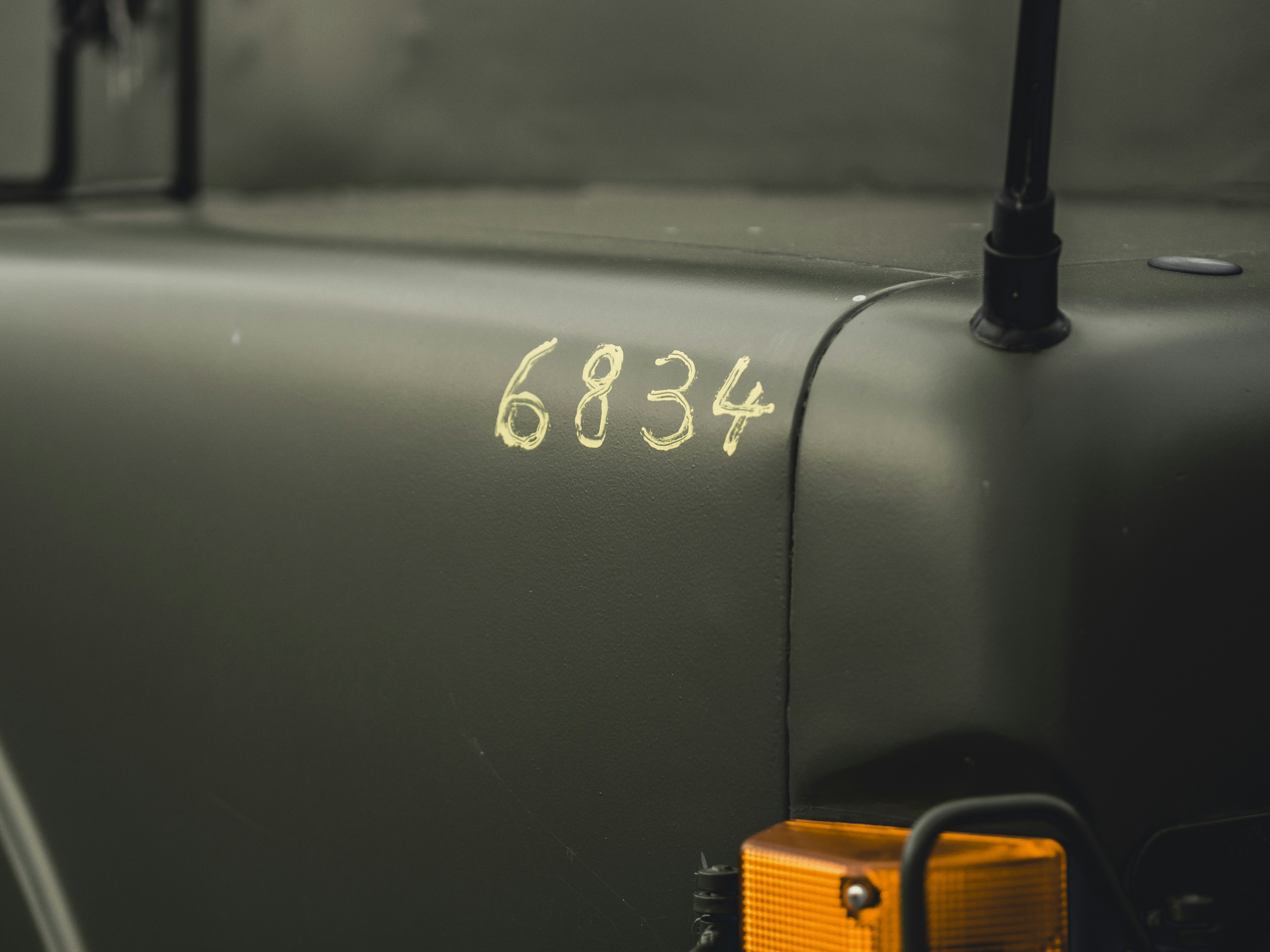 Old Militairy Volvo truck