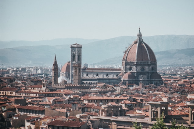 A panoramic view of the city of Córdoba, showcasing its historic architecture and vibrant urban life.