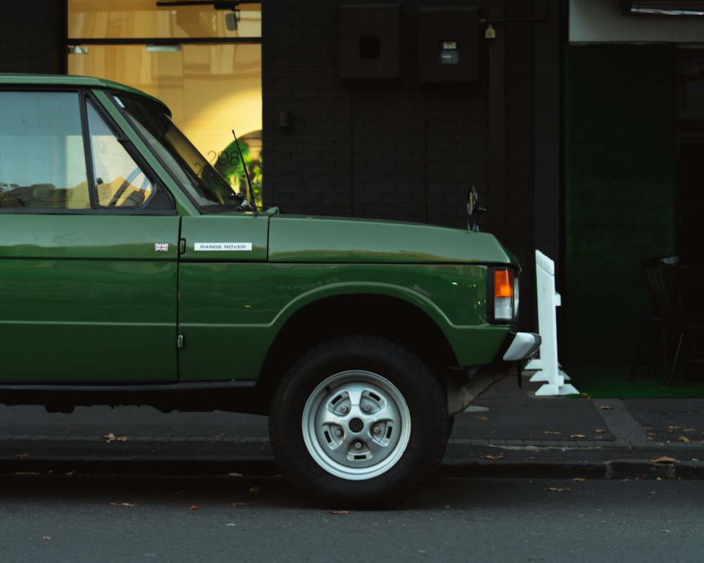 green car