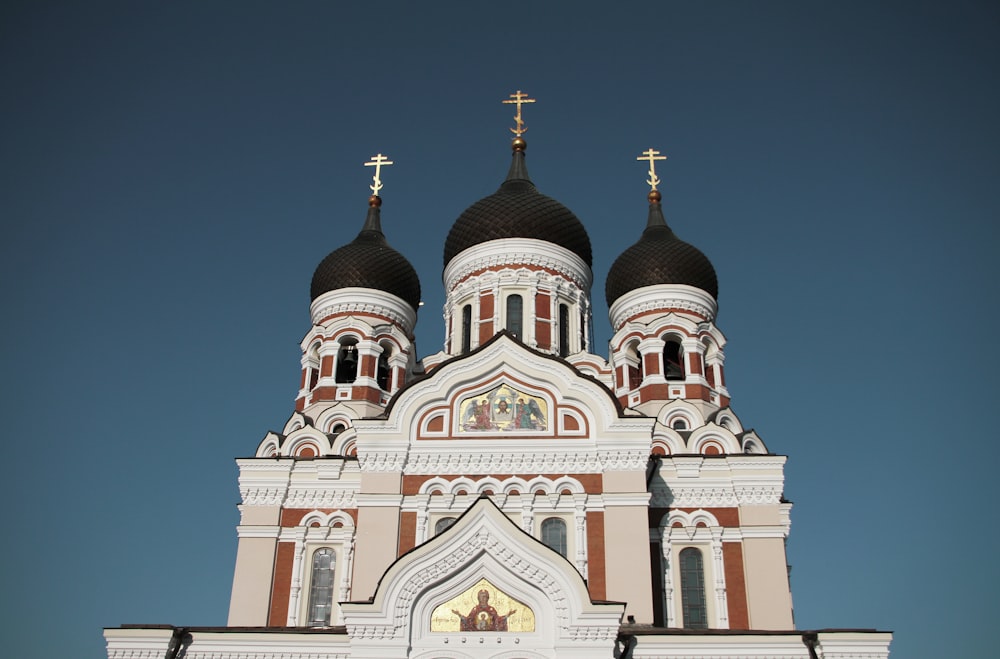 white and brown concrete church