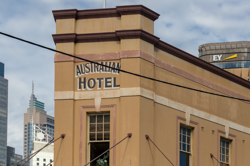 Australisches Hotel tagsüber