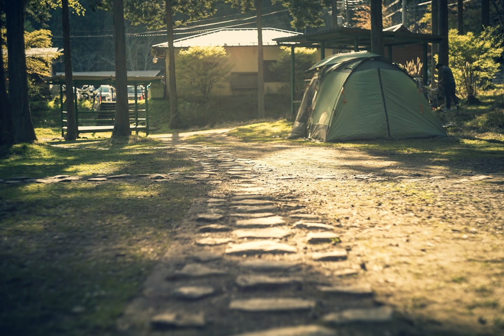 green tent