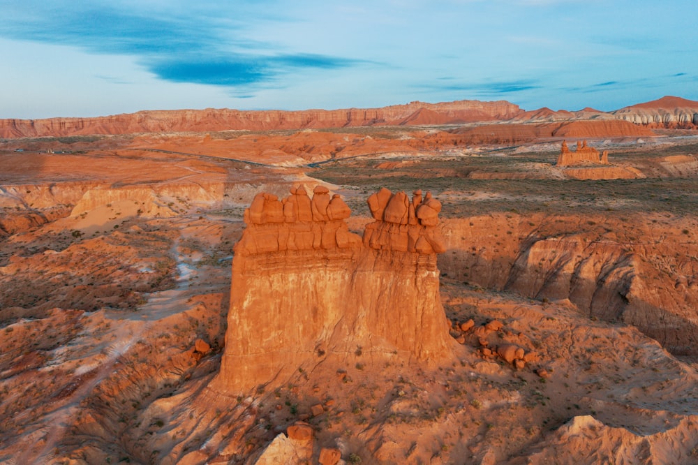 rock formation in desert