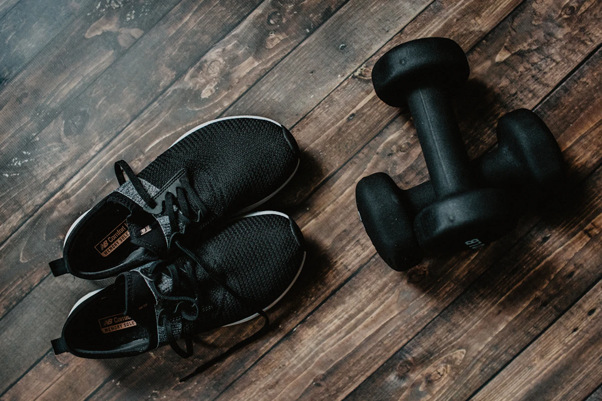 Laufschuhe als Symbol für Energieverbrauch