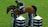 A horseback rider dressed in equestrian attire is leaping over a series of barriers labeled with 'LONGINES' in a grassy field. The horse is mid-air, demonstrating athleticism and agility as it clears the high jump with ease.