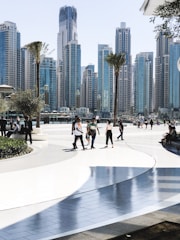 people walking on park