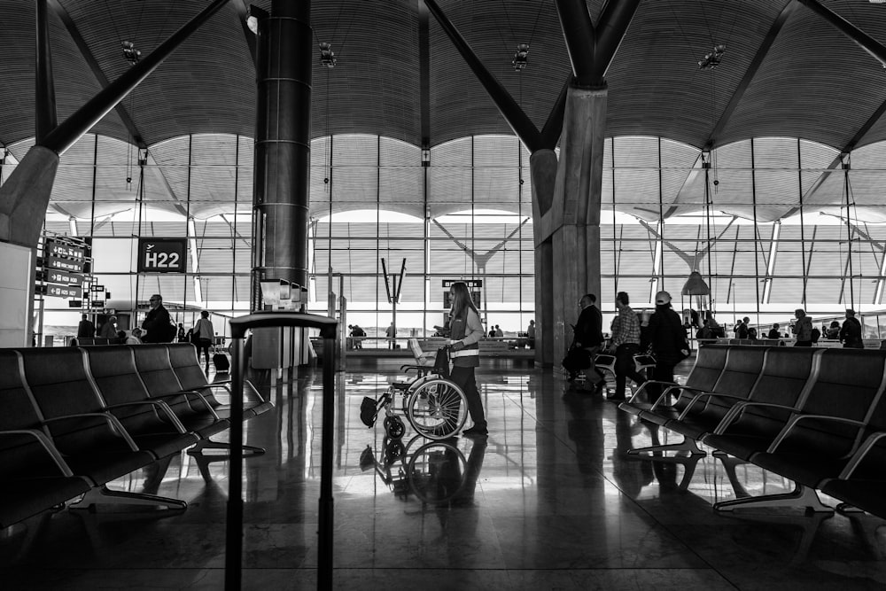 people inside airport