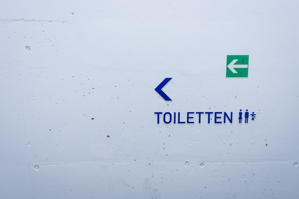 Toiletten signage