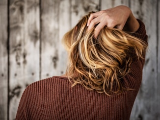 woman near wall