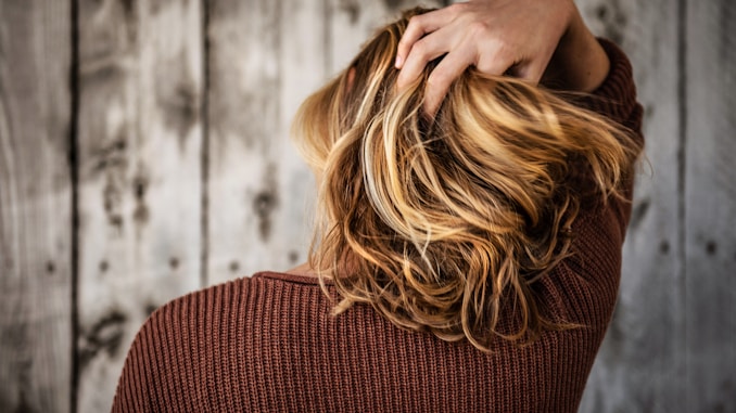 woman near wall