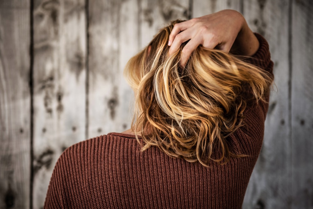 woman near wall