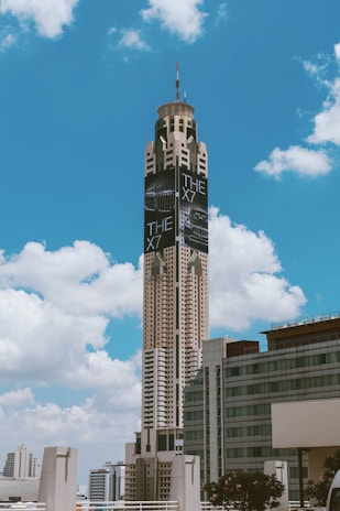 An engaging image of a promotional event featuring Seventh Sky's branding.