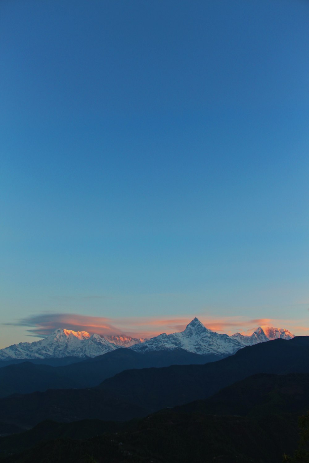 landscape photography of mountain