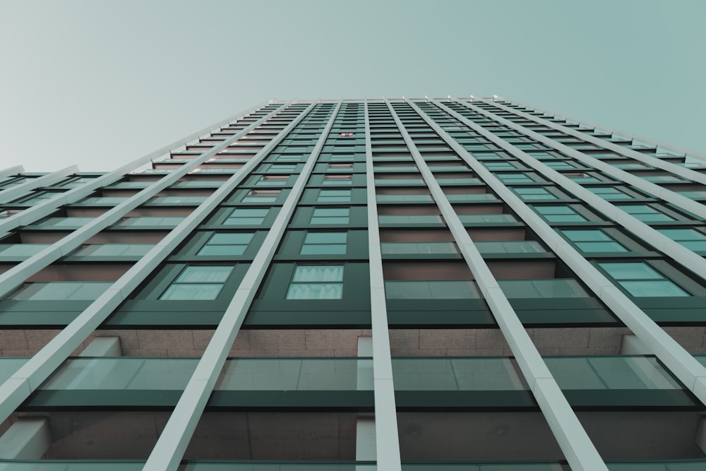 low-angle photography of high-rise building