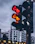 street traffic lights on red and orange