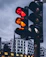 street traffic lights on red and orange