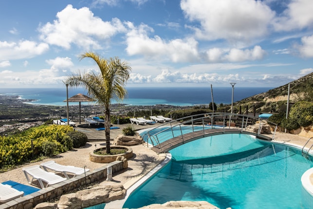 A scenic view of a luxurious travel destination.