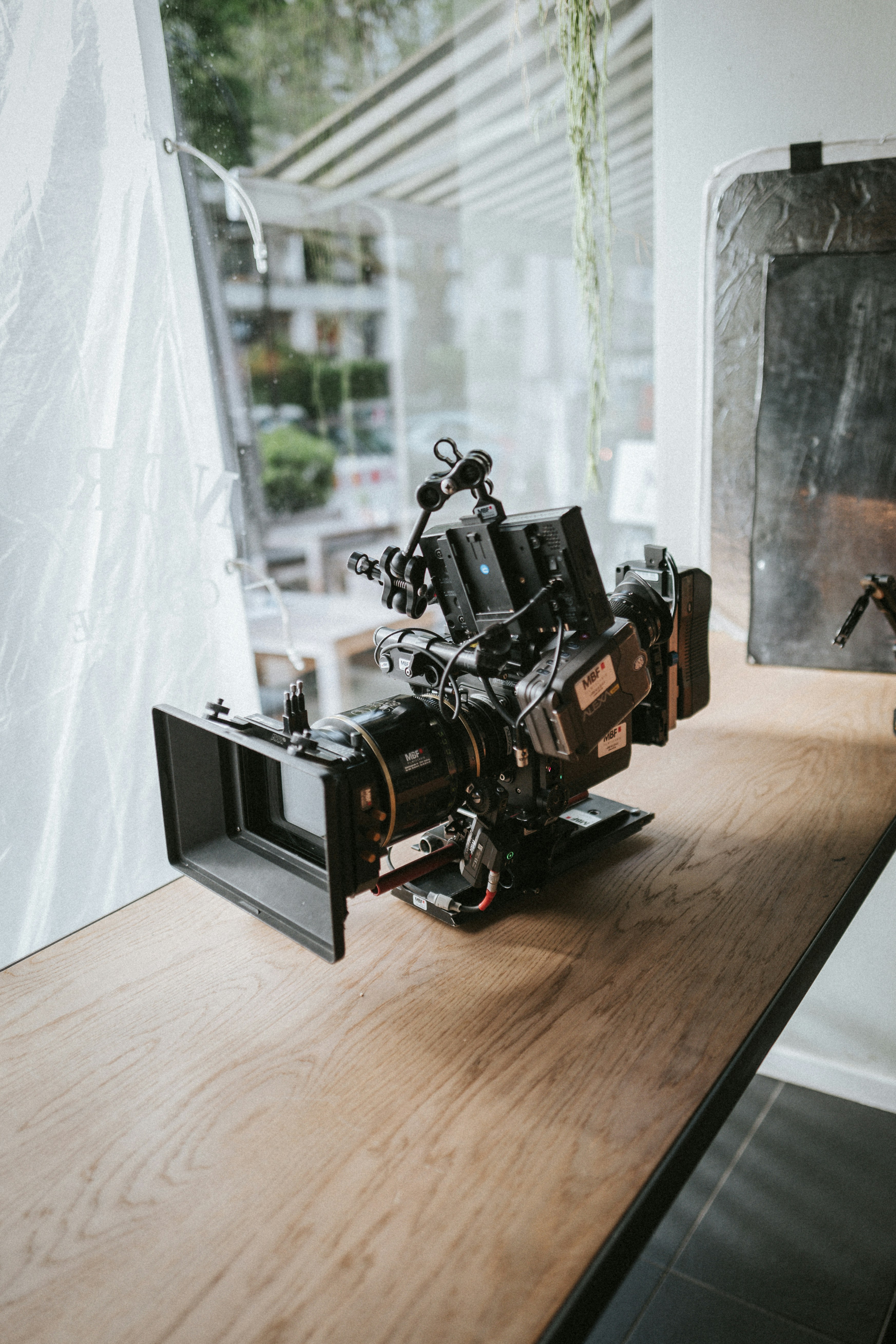 Schwarze Videokamera