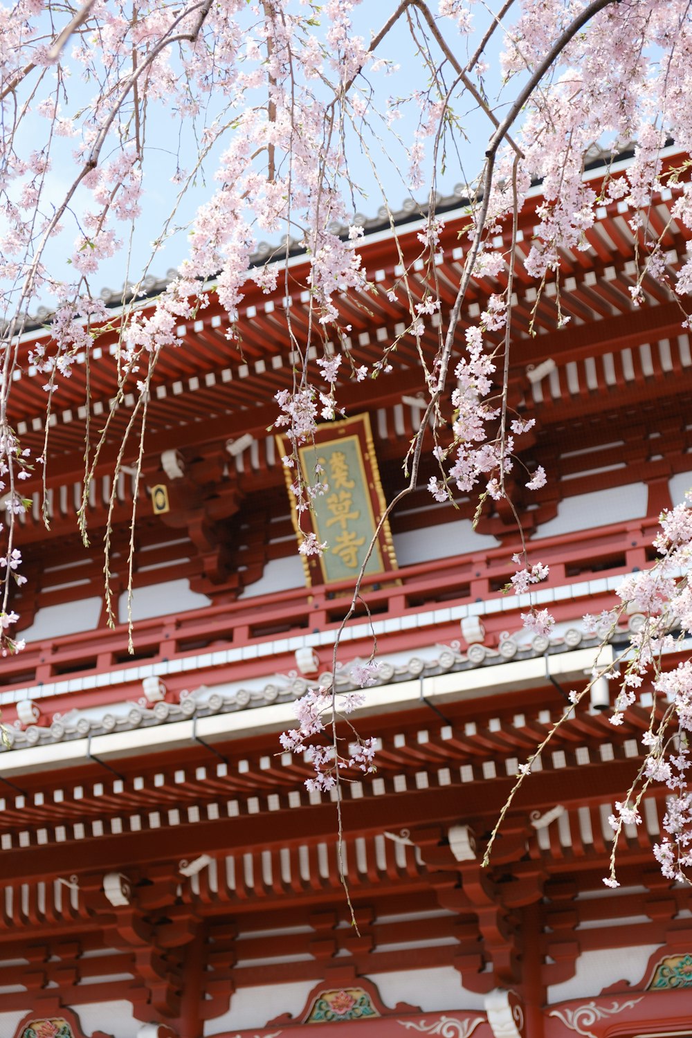 red and white wooden house