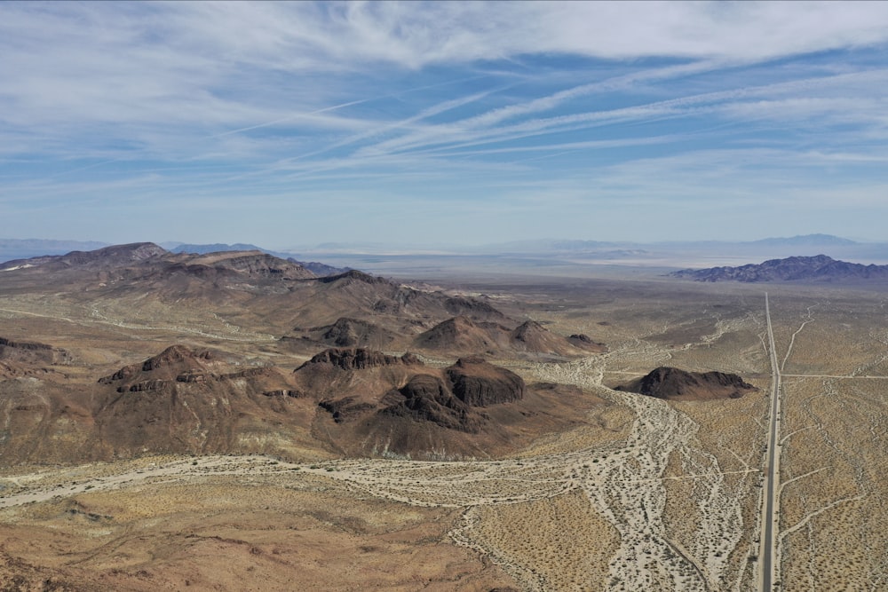 aerial photo of mountains under cloudy sky during daytime